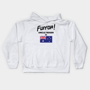 Uncle Roger World Tour - Fuiyoh - Australia Kids Hoodie